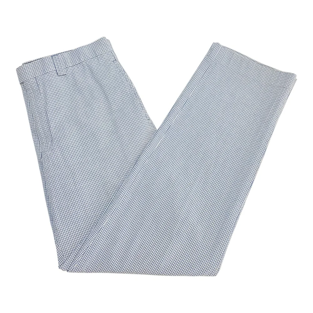 Ivy Heritage Ralph Lauren Pants Men 34x32 Blue Check Cotton Country Club Summer - Picture 2 of 14